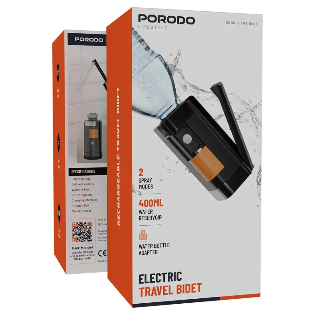 Porodo LifeStyle Electric Travel Bidet.webp