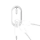 Porodo Lifestyle Mini Steam Iron 1100W UK - White (2).webp