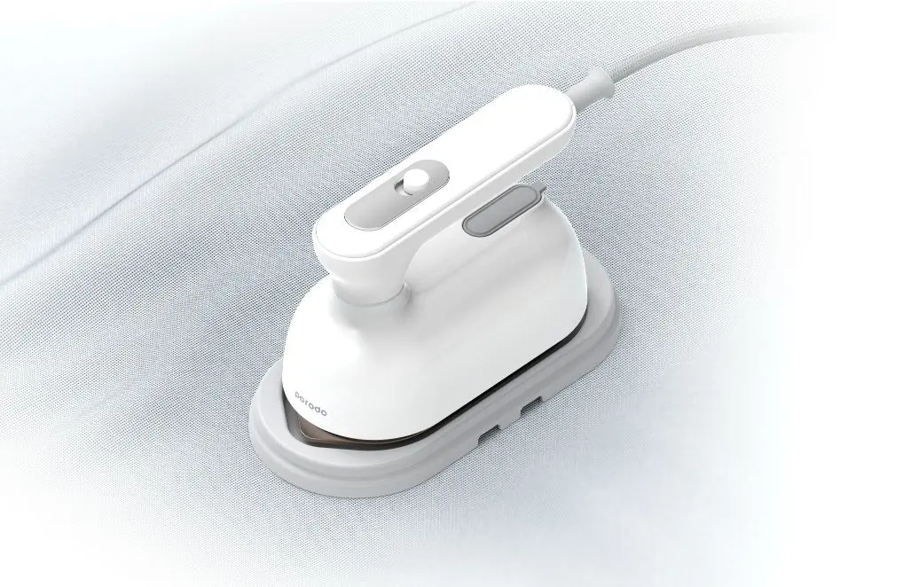 Porodo Lifestyle Mini Steam Iron 1100W UK - White (1).webp