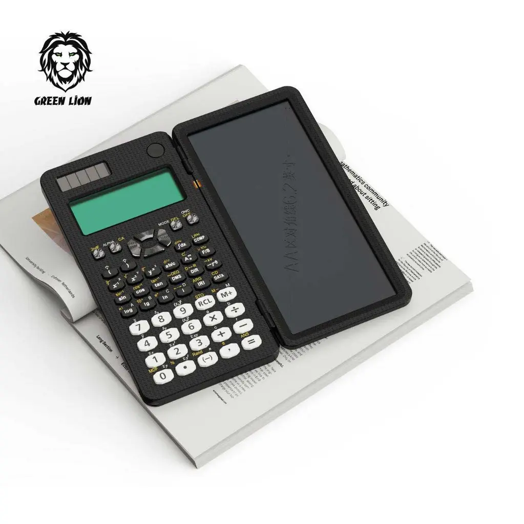 Green Lion Scientific Calculator & Writing Pad - Black (1).webp