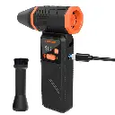 Porodo Lifestyle Cyclon Rotatable Turbo Blower Fan with LED Light Function - Black.webp