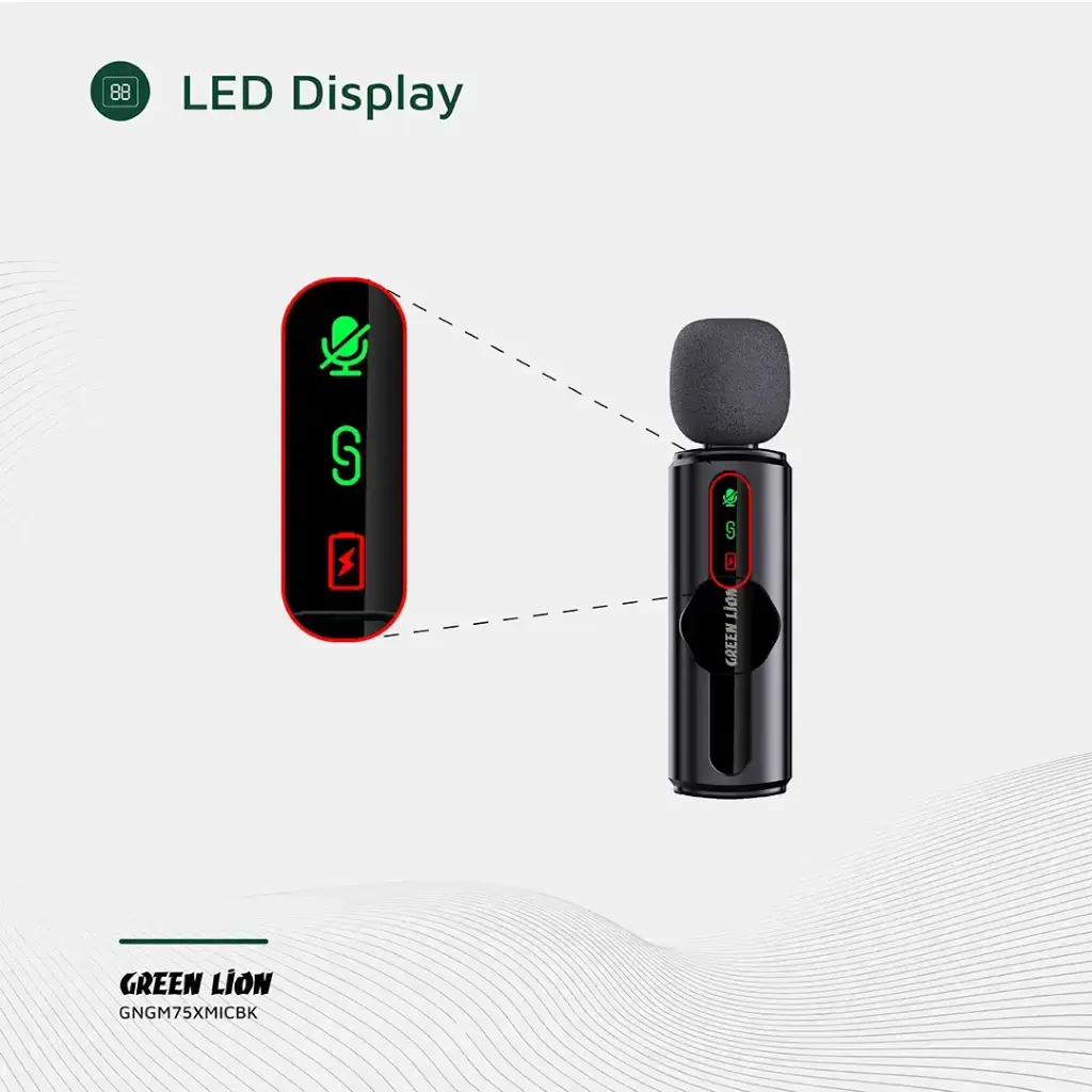 Green Lion GM-75X Microphone 3 In 1 - Black (2).webp