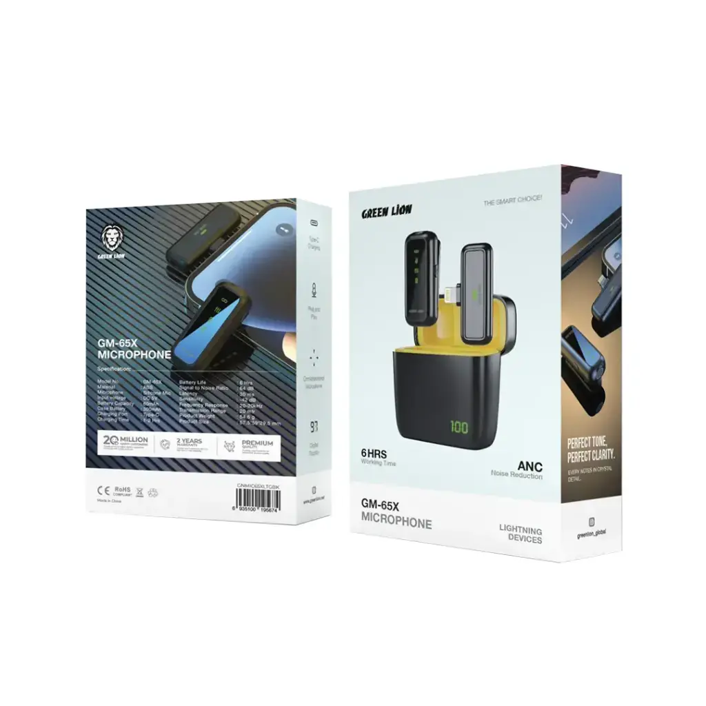 Green Lion SX5 Microphone for Lightning - Black.webp