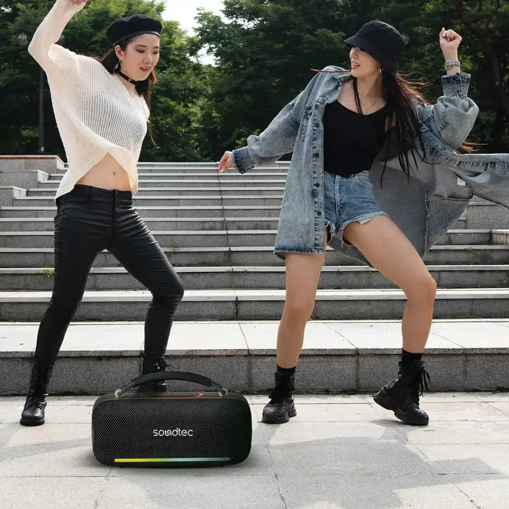 Porodo Soundtec Sonify Portable Wireless Speaker - Black6.webp