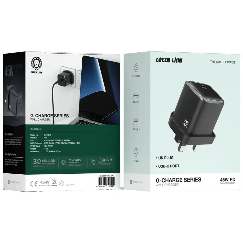 Green Lion G-Charge Series Wall Charger.webp
