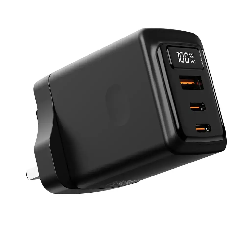[PDFWCH073CBK] Porodo GaN 100W Multi-Port Wall Charger.webp