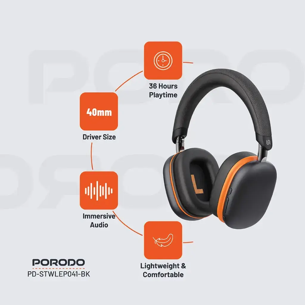 Porodo Soundtec Vibe Wireless Headphone.webp