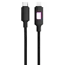 Porodo LED Braided USB-C to Lightning Charging & Data Cabl.webp