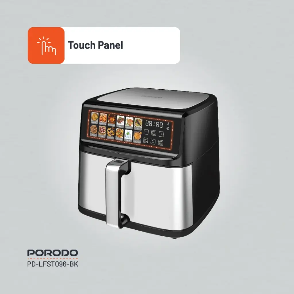 Porodo Lifestyle Large Capacity Air Fryer - Black (4).webp