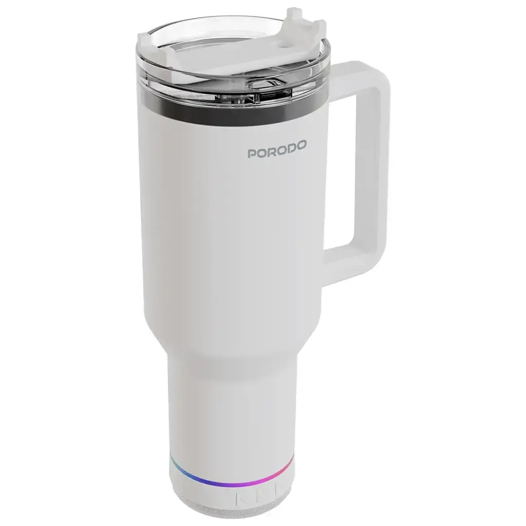 Porodo Lifestyle HydroTunes Bluetooth Speaker Tumbler2.webp