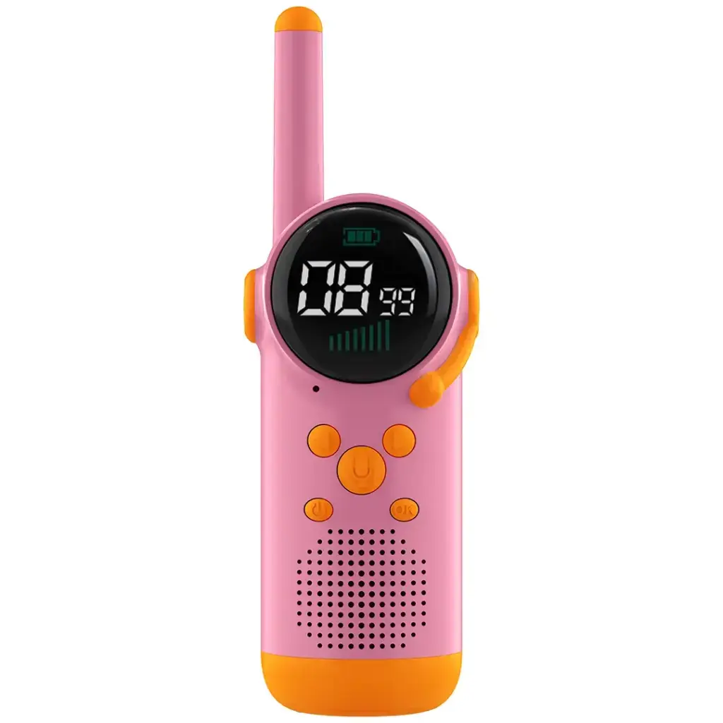 [PDKD22PK] Porodo Kids Dual LCD Walkie Talkies with Flashl.webp
