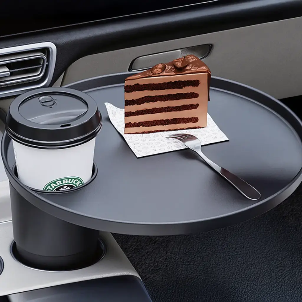 Green Lion Travel Tray Car Cup Holder - Black4.webp