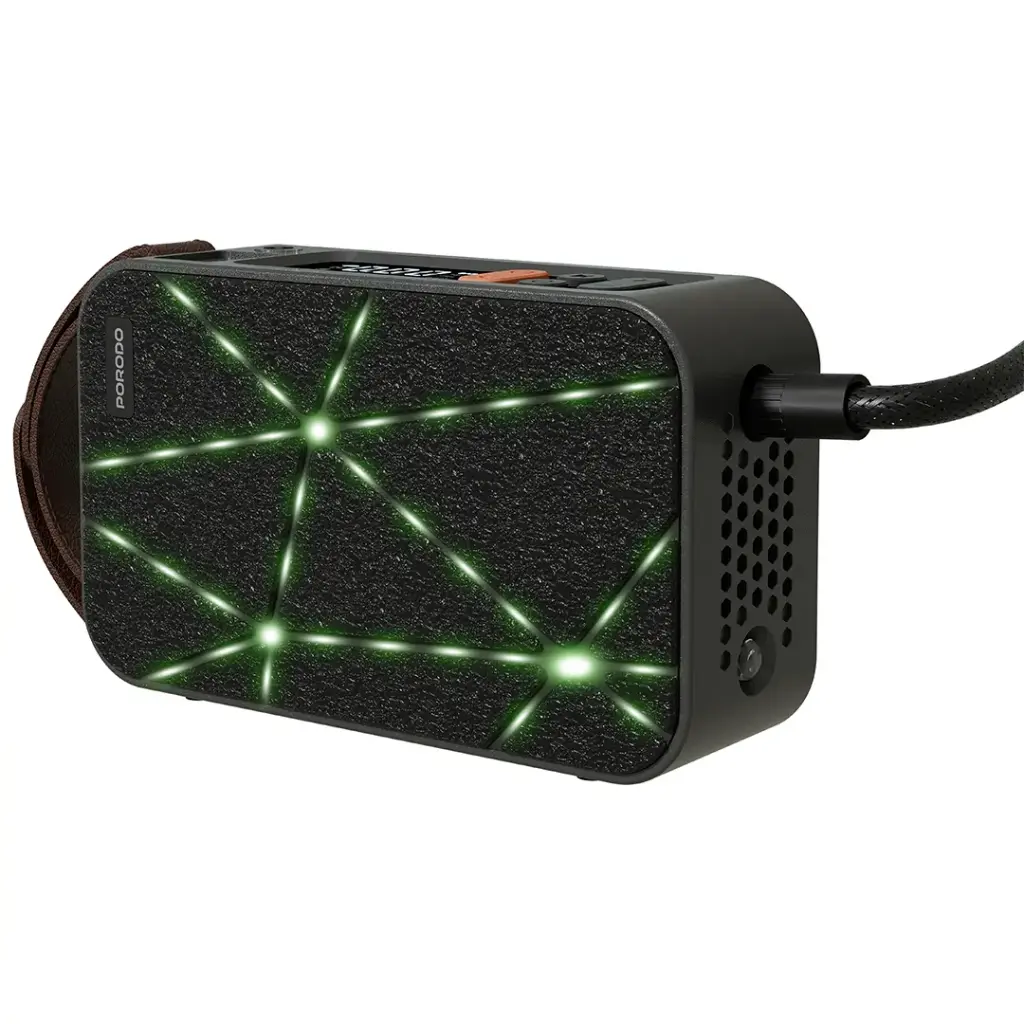 Porodo Flator 4000mAh Car Tire Inflator with Pressure Display.webp
