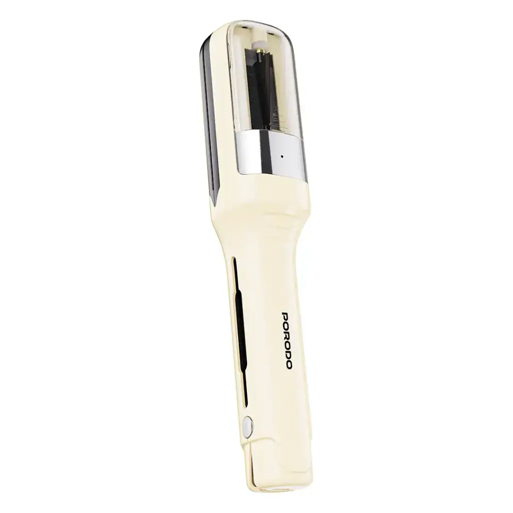 Porodo Lifestyle 2-In-1 Split End Trimmer & Hair Straightener - White3.webp