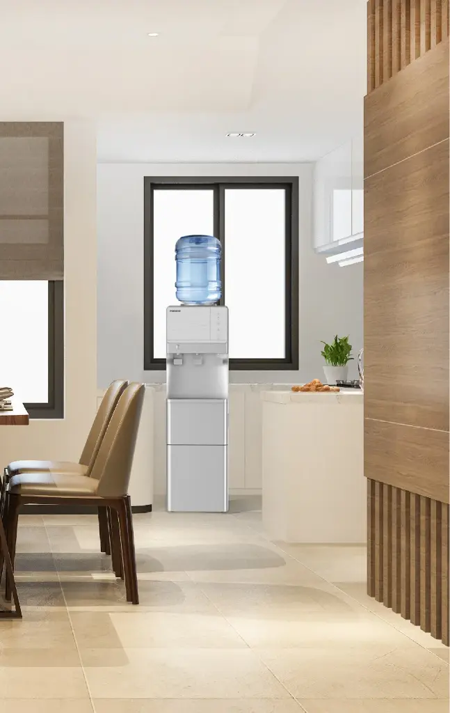 Porodo Lifestyle Water Dispenser And Ice Maker - Silver - Image 2.webp