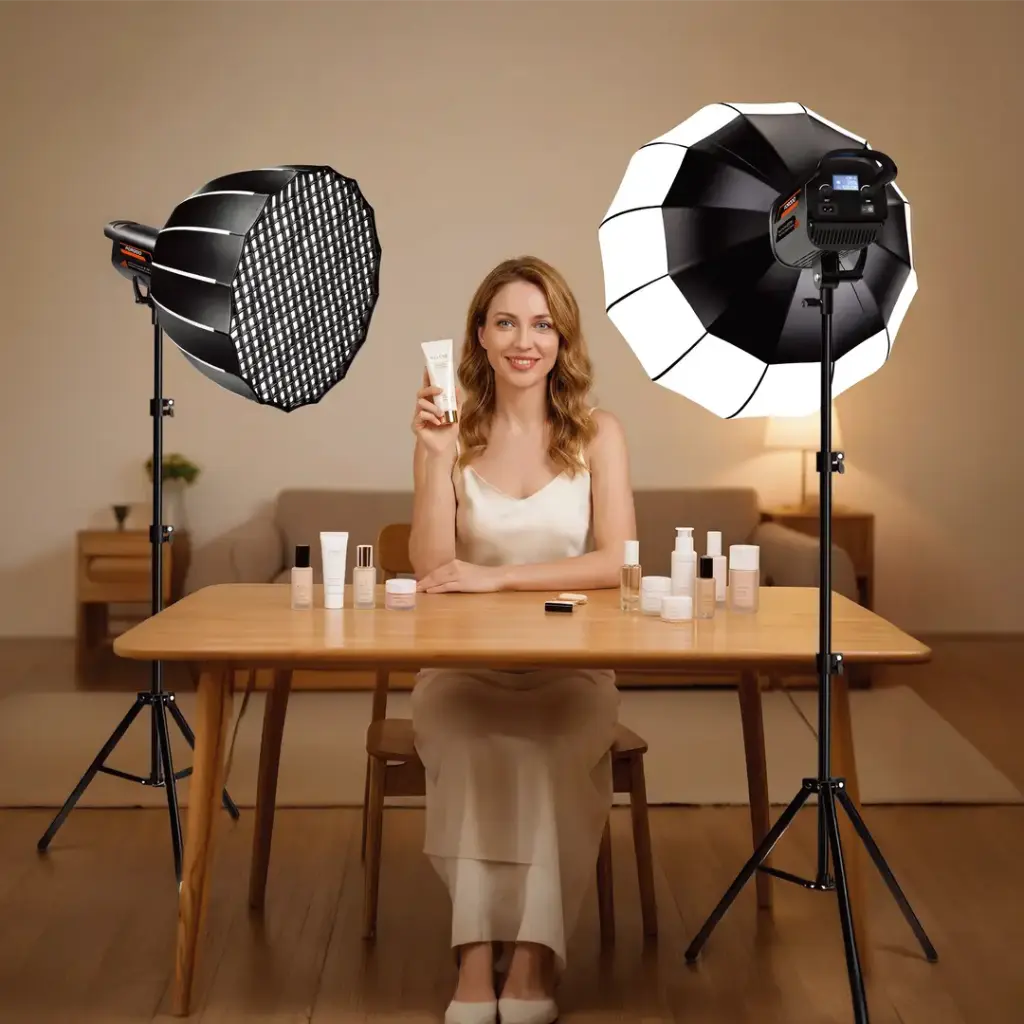 Porodo Cannes Studio 150W LED Photography Light with Remote (3).webp