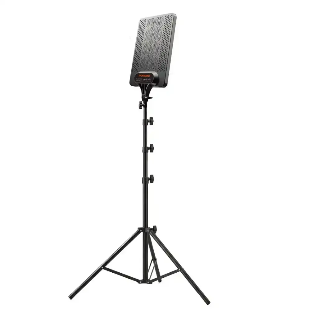 Porodo Lifestyle Cannes 19_ LED Flat Panel Light - Black.webp