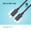 Porodo Blue 60W PD Type C to C PVC Cable 1.2M - Black (4).webp