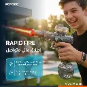 Porodo Blue Auto-Firing Electric Water Gun with Flashing Light - Grey (5).webp