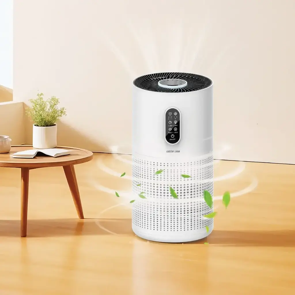 Green Lion Compact Air Purifier 3 in 1 Filtration - White (4).webp