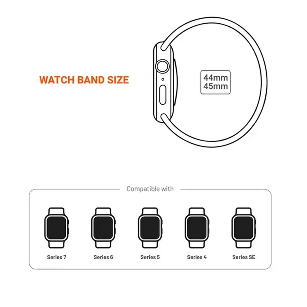 Porodo iGuard Leather Loop Watch Band For Apple Watch 42-44-45mm.webp