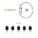 Porodo iGuard Leather Loop Watch Band For Apple Watch 42-44-45mm.webp