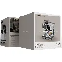 Lepresso Dual Boiler Espresso Machine with Conical Grinder & Pressure Gauge - Silver.webp