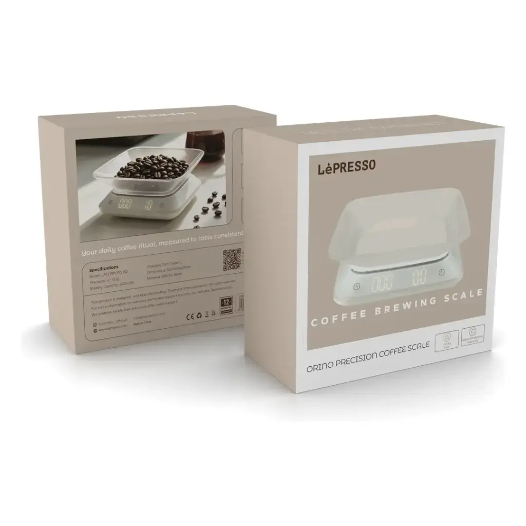 Lepresso Orino Precision Coffee Scale - White (2).webp