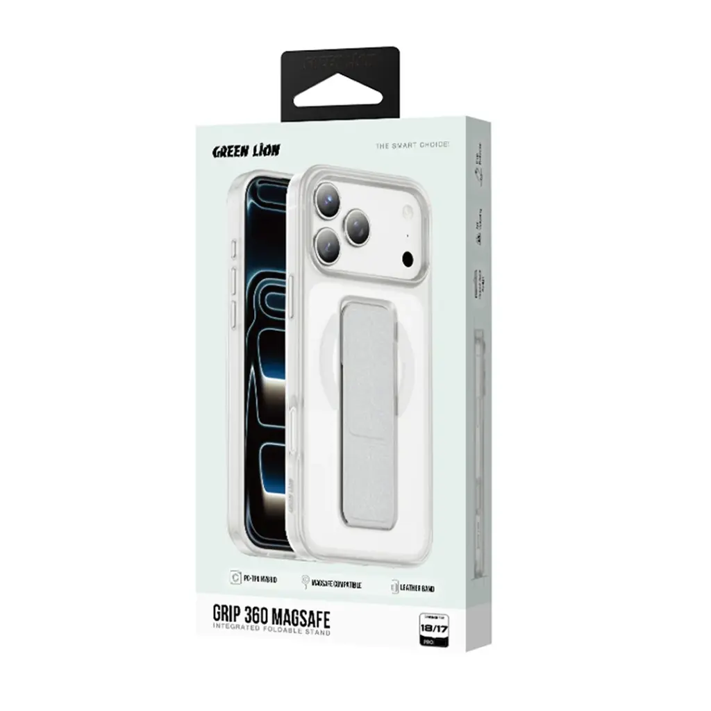 Green Lion GRIP 360 MagSafe Case for iPhone 18 Series (GNGRP18PSL).webp