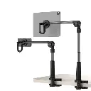 Porodo Lazy Man Stand with Magnetic Suction 92CM - Black (4).webp