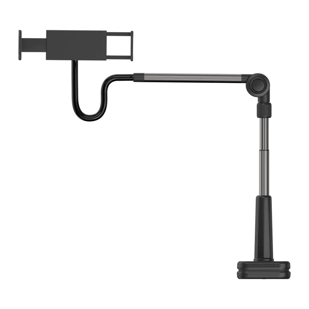 Porodo Lazy Man Stand with Magnetic Suction 92CM - Black (5).webp
