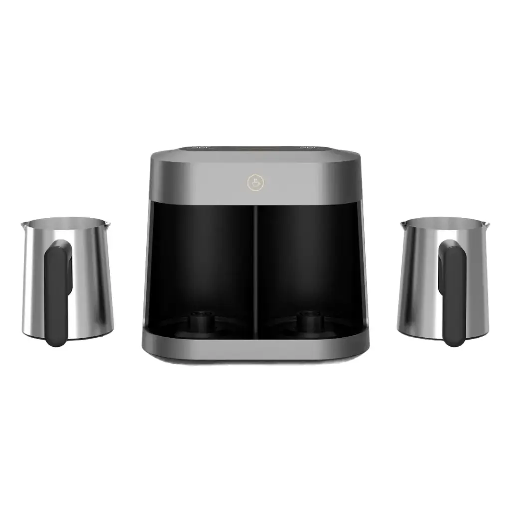 Lepresso Cezvara Dual-Cup Turkish Coffee Maker - Grey (1).webp