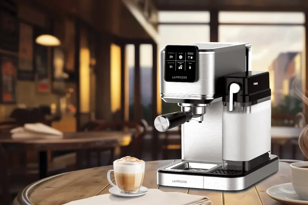Lepresso Latteo 20 Bar Espresso Coffee Maker With Milk Frother And Touch Display - Image 5.webp