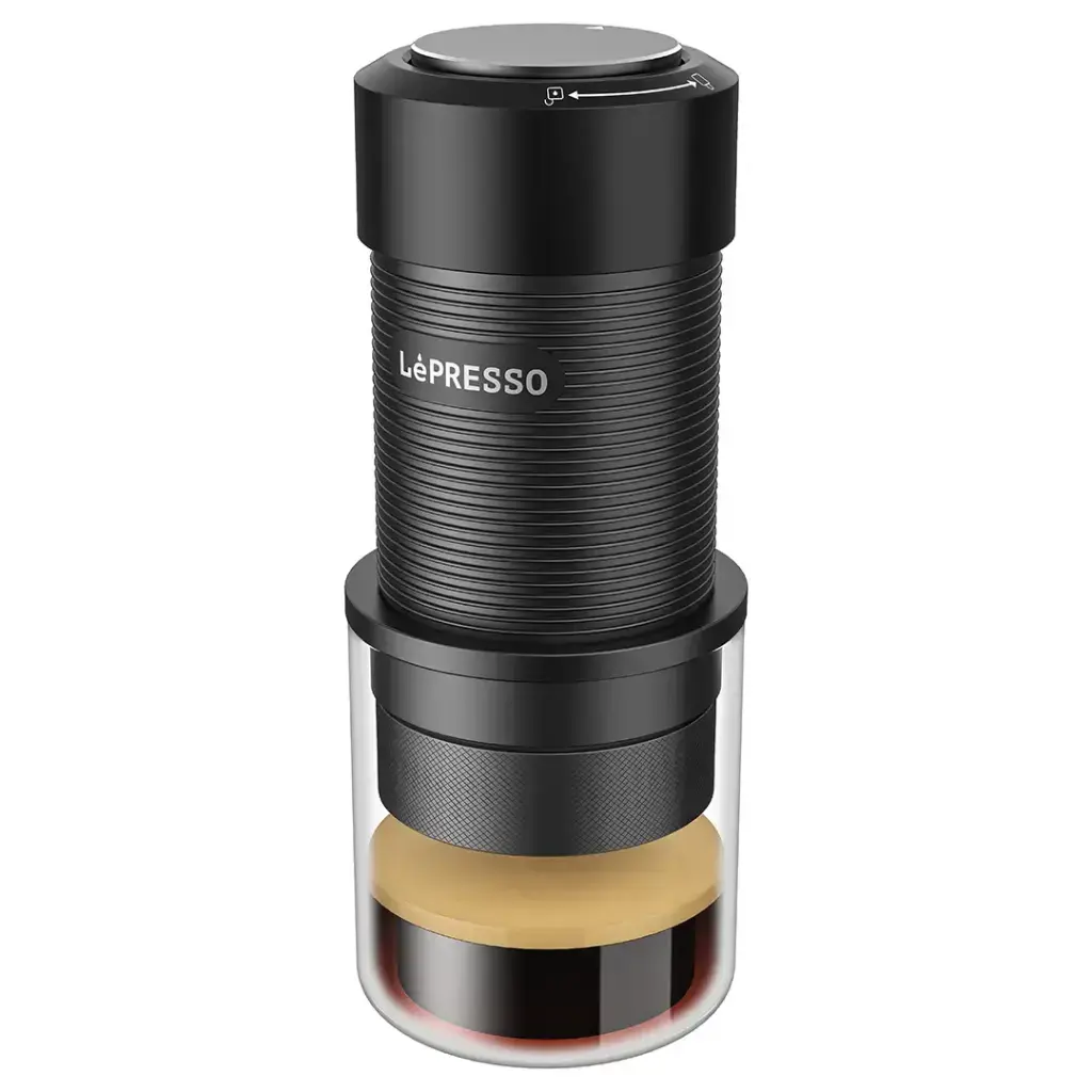 Lepresso Hand Press Espresso Maker - Black.webp