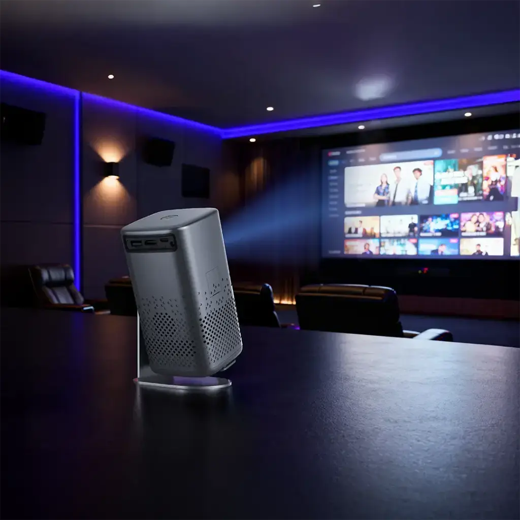 Porodo Lifestyle Gobo Portable Air projector - Grey5.webp