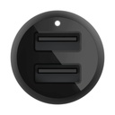 Belkin BoostCharge Dual USB-A Car Charger 24W + USB-C Cable 1m – Black – view 2