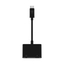 Belkin RockStar 3.5mm Audio + USB-C Charge Adapter – Black – view 2