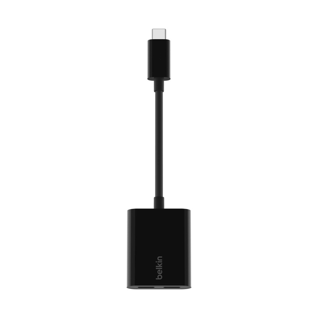 Belkin RockStar USB-C Audio + Charge Adapter 60W – Black – view 1