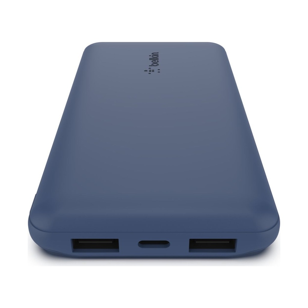 Belkin BoostCharge 3-Port Power Bank 10,000mAh – Blue – view 3