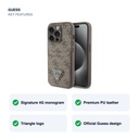 Guess 4G PU Leather Case with Triangle Logo for iPhone 15 – key features