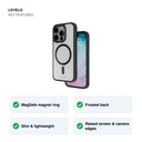 Levelo Solo MagSafe Case for iPhone 15 – Black – key features