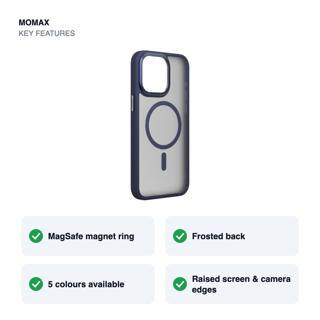 Momax CaseFORM Play Magnetic Case for iPhone 15 Pro – key features