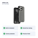 Green Lion Grip-X Kickstand Case for iPhone 16 Pro Max – Gray – key features