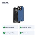 Green Lion Grip-X Kickstand Case for iPhone 16 Pro Max – Blue – key features
