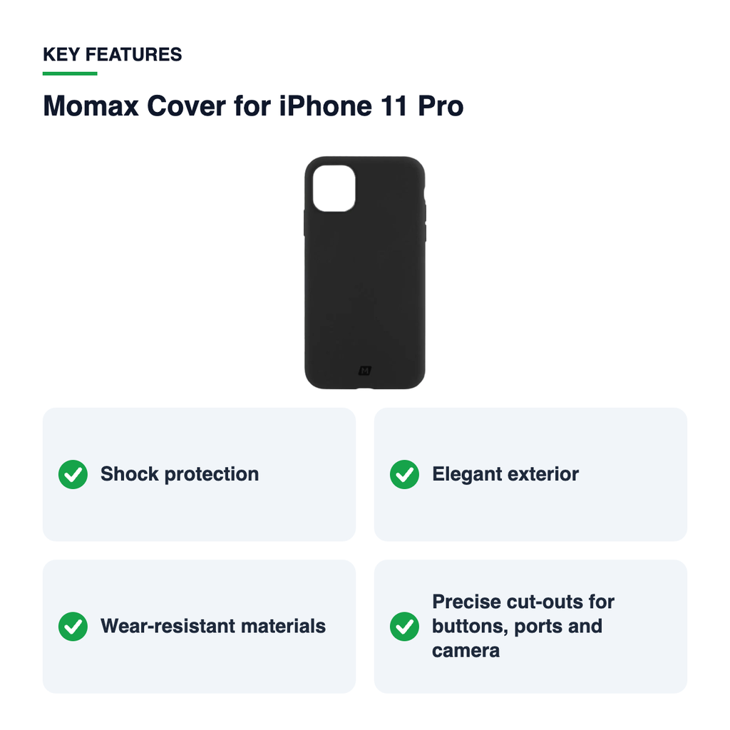 Key features – Momax Cover for iPhone 11 Pro