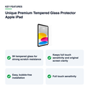 Key features – Unique Premium Tempered Glass Protector Apple iPad