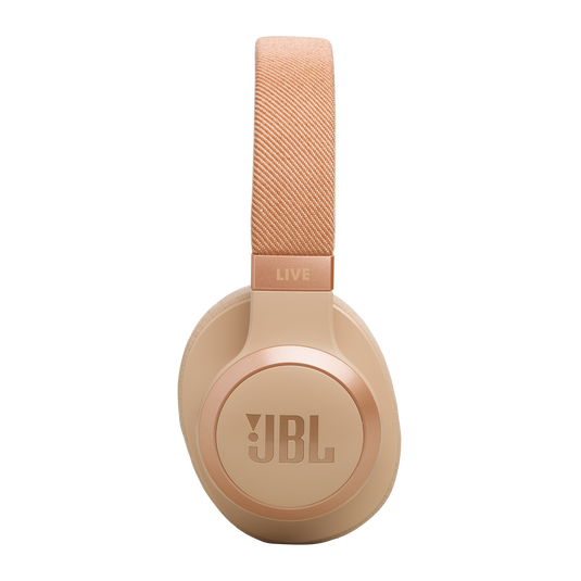 JBL Live 770 NC Wireless Over-Ear Headphones with ANC Technology and 65-Hour Battery Life - Sandstone
