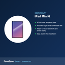 Compatibility – Liberty Guard 3D Full Cover Clear Rounded Edge for iPad Mini 6
