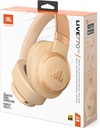 JBL Live 770 NC Wireless Over-Ear Headphones with ANC Technology and 65-Hour Battery Life - Sandstone