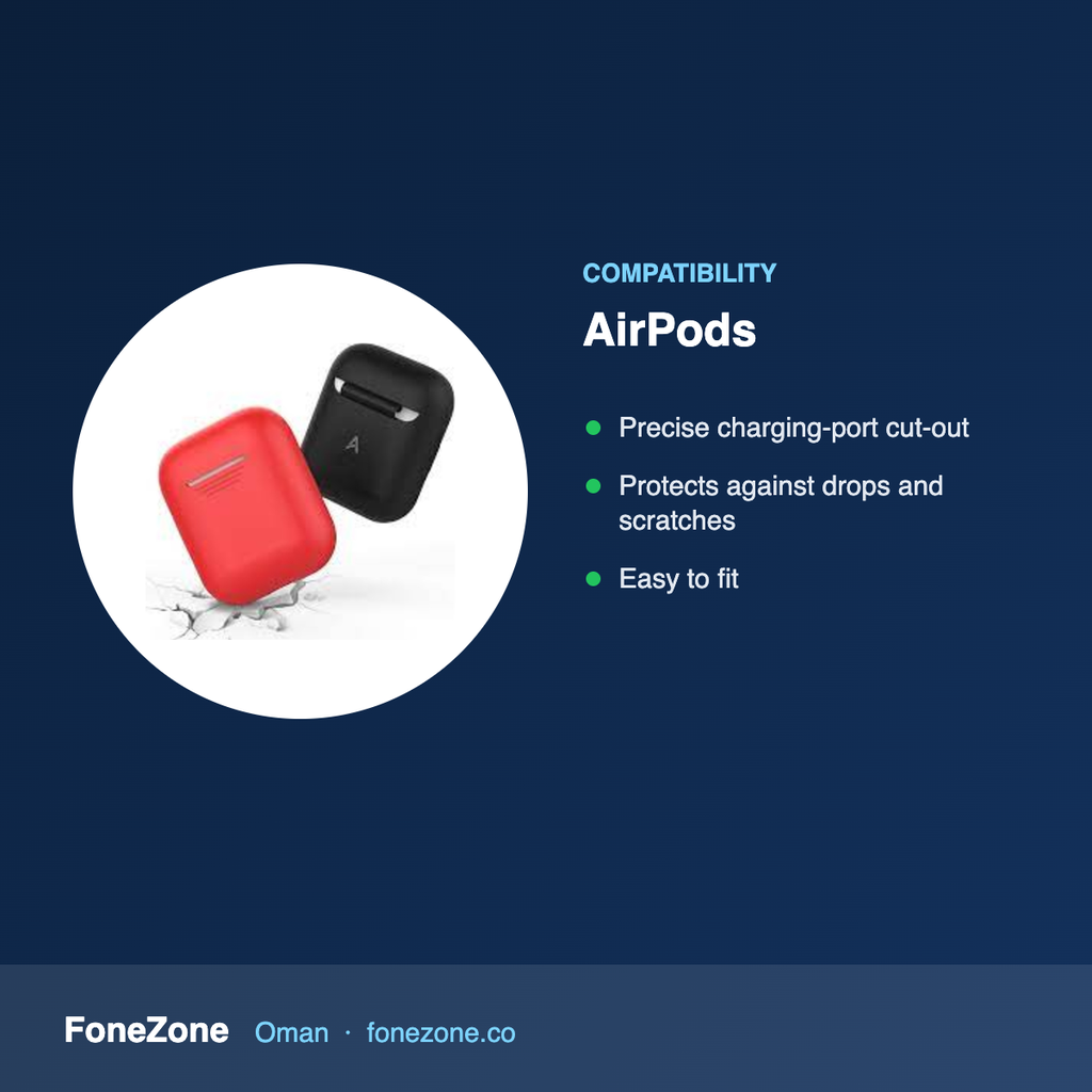 Compatibility – Ahastyle Water Resistant Silicone Case for AirPods